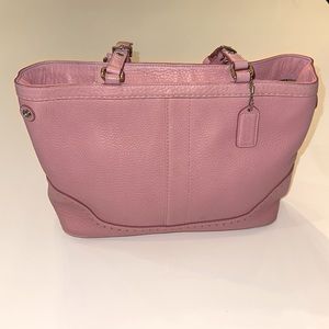 Pink Coach Mini Tote